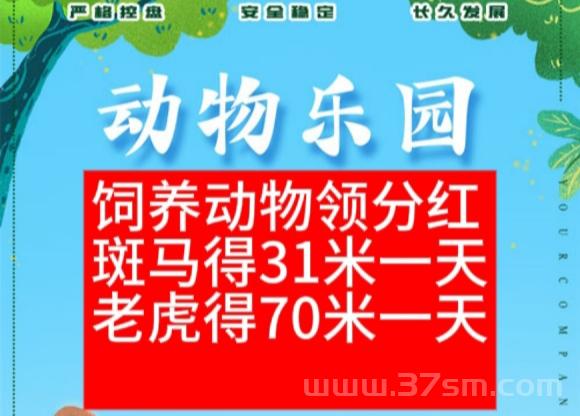 动物乐园首码扶持力度拉满了！饲养动物挣钱模式