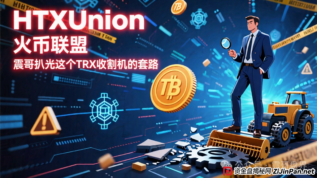 HTXUnion火币联盟:震哥扒光这个TRX收割机的套路 HTXUnion火币联盟:震哥扒光这个TRX收割机的套路