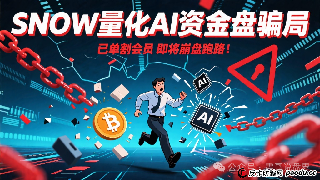 SNOW量化AI资金盘骗局，已经单割会员，即将崩盘跑路！