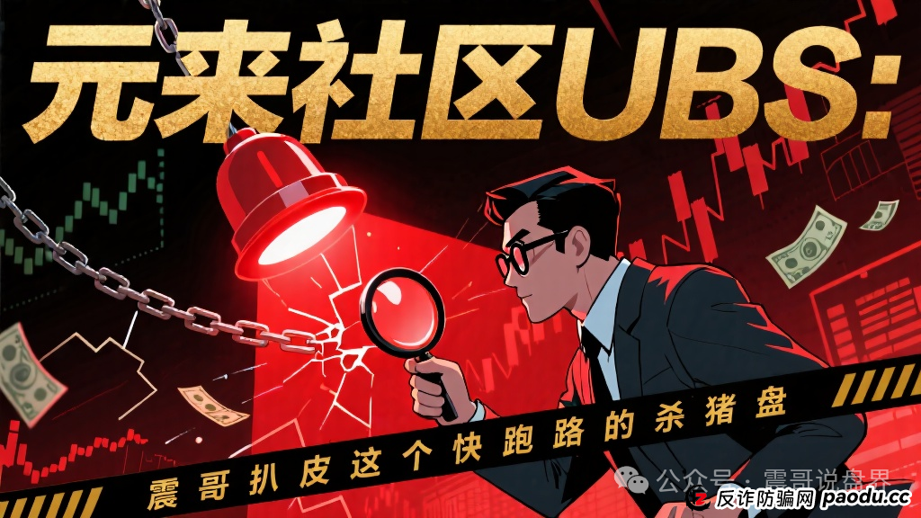 元来社区资金盘多久开始的？扒皮元来社区UBS，快跑路的杀猪盘，看到的速度远离