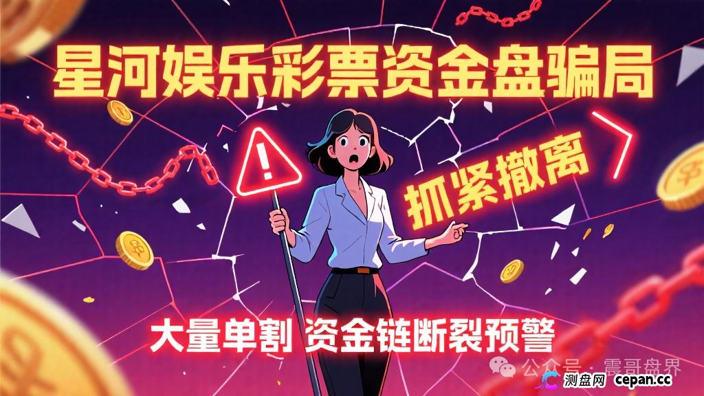 《星河娱乐中博系统》彩票资金盘骗局，抓紧撤离，大量单割