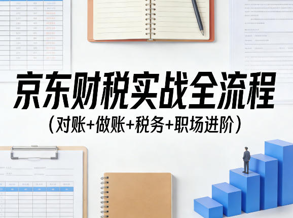 京东财税实战全流程(对账+做账+税务+职场进阶)(1) 京东财税实战全流程(对账+做账+税务+职场进阶)(1)