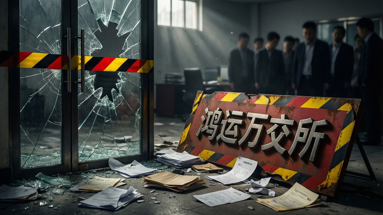 鸿运万交所崩盘：收割数十亿老人养老钱，多国公司集中注销跑路倒计时