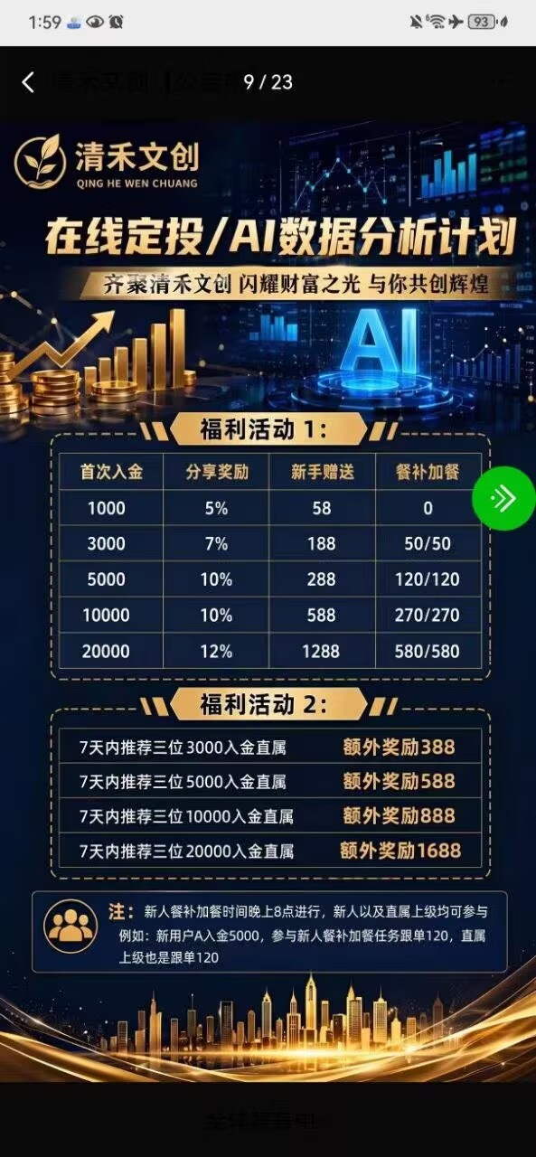 清禾文创：高危资金盘预警，警惕崩盘风险，立即撤出